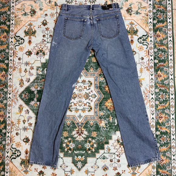 DKNY Jeans Vintage Light Wash Denim Pants Distressed Size 8 - Picture 2 of 6